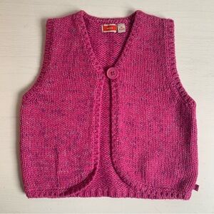 Mexx Baby Pink Knitted Vest Sz 18-24 Months